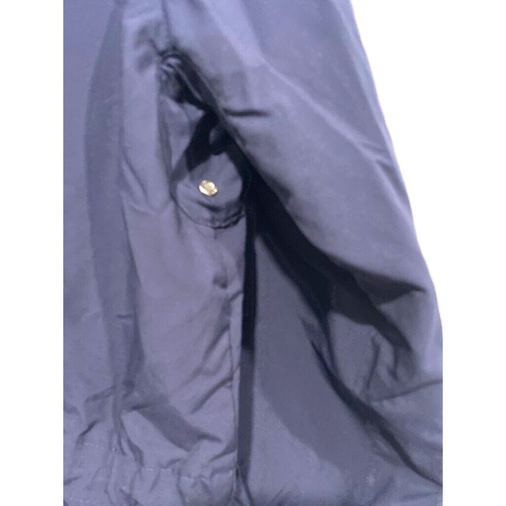 Nautica - Navy hooded raincoat, adjustable elastic waist, women's size Medium - Picture 3 of 5